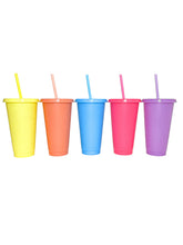 Load image into Gallery viewer, 24oz Spring Glitter Cold Cups (5 Pack)
